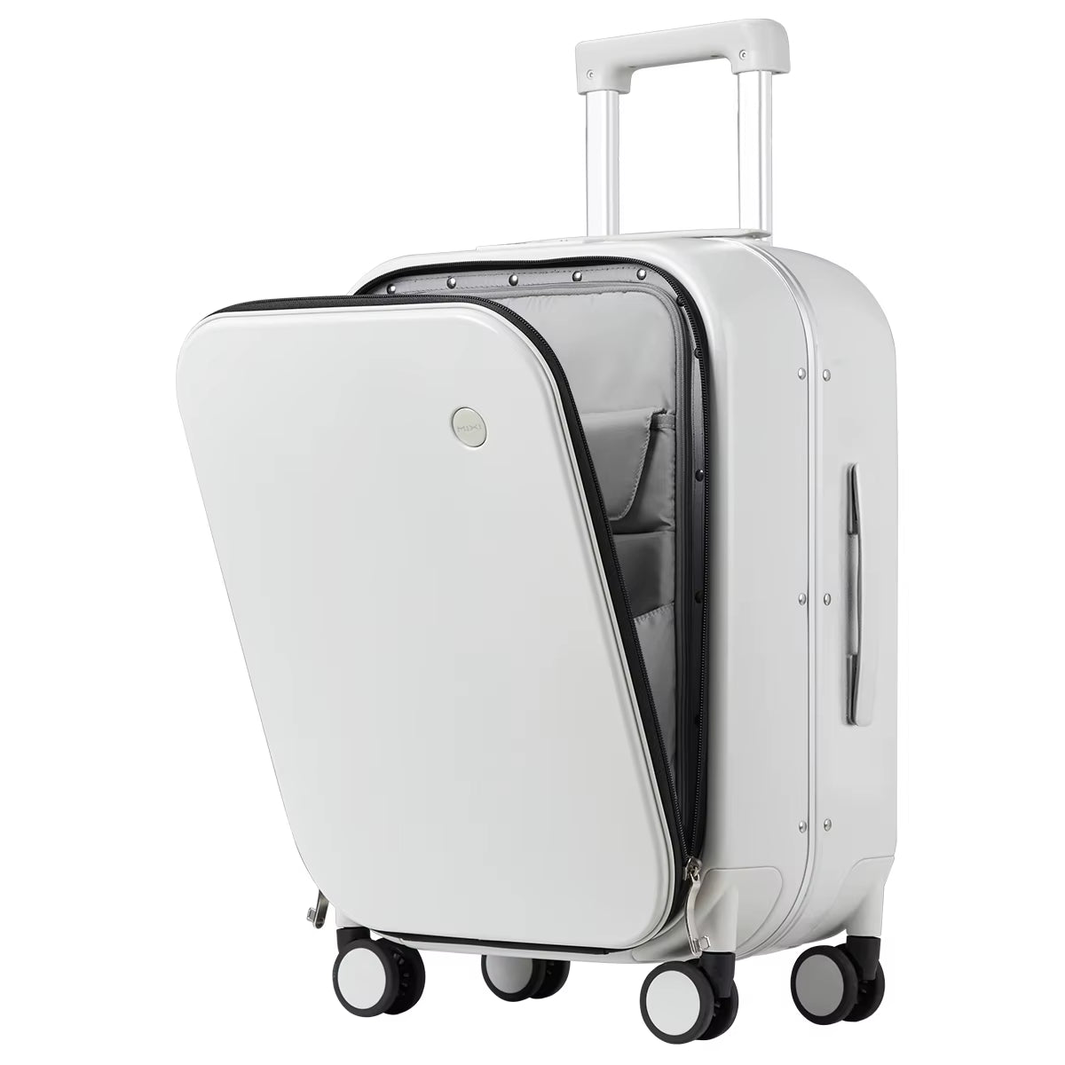 Mixi Patent Design Aluminum Frame Suitcase Carry on Rolling Luggage Beautiful Boarding Cabin 18 20 24 Inch M9260