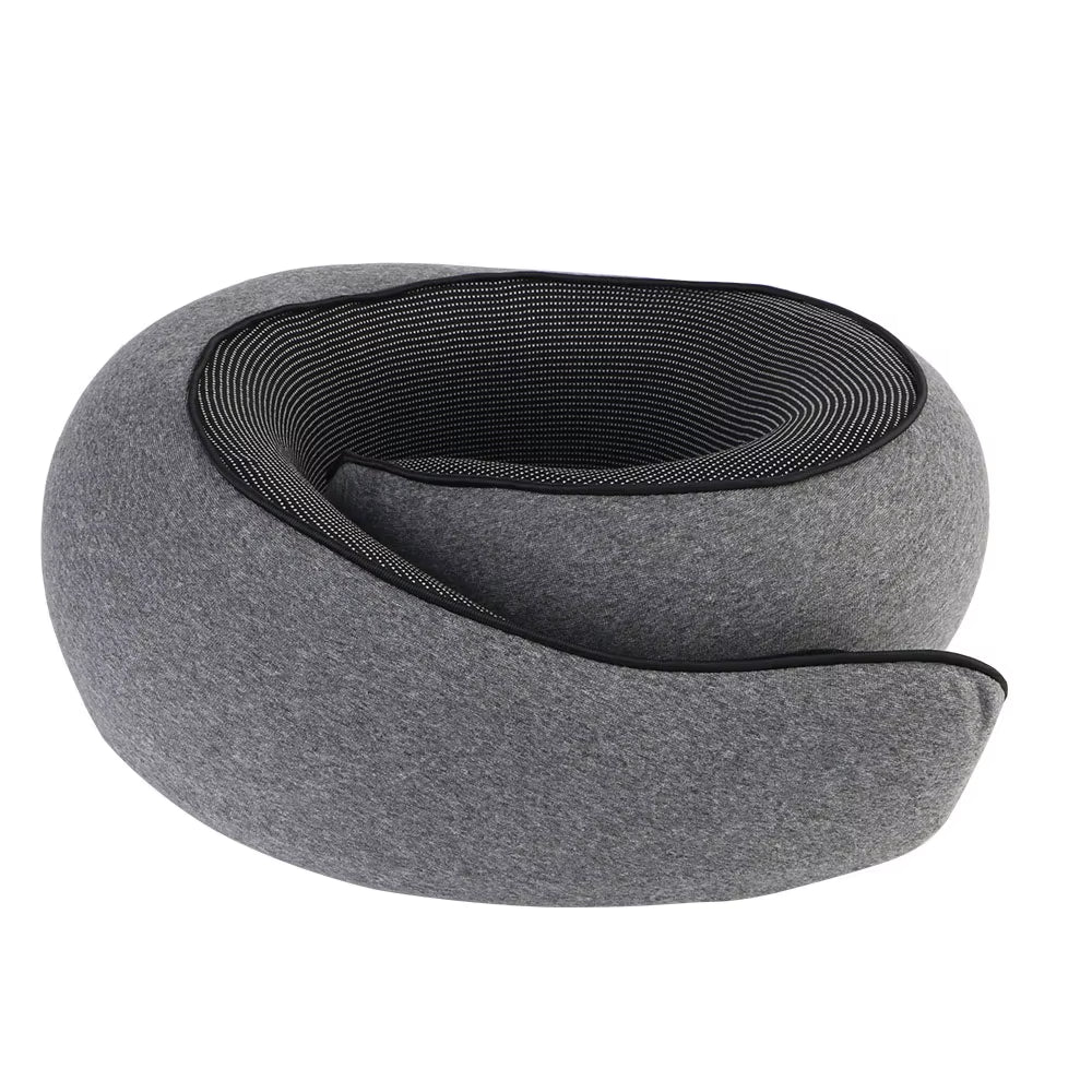 Portable U-Shaped Pillow Memory Foam Snail Pillow Soft Noon Break Sleep Pillows Travel Neck Support Travel Neck Pillow