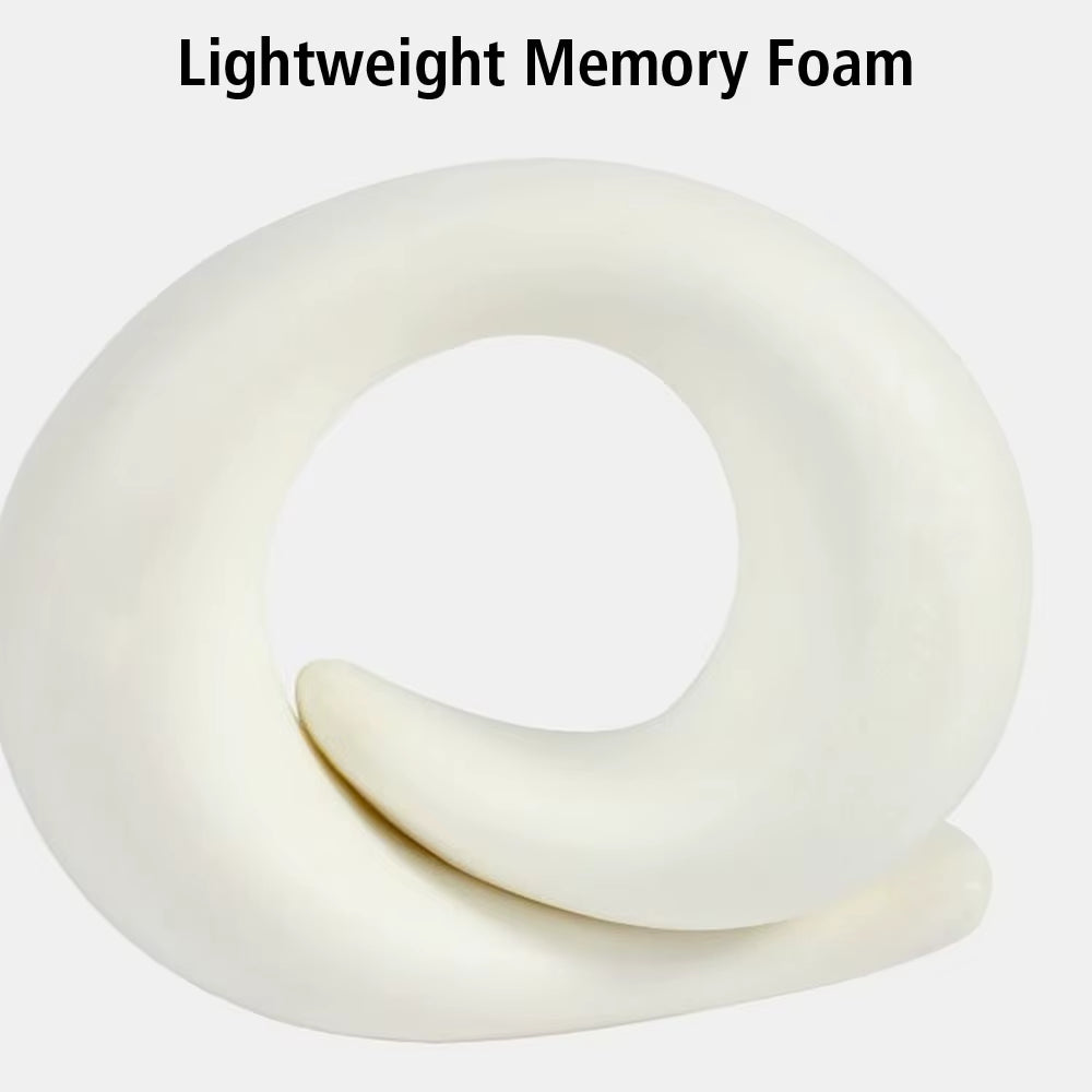 Portable U-Shaped Pillow Memory Foam Snail Pillow Soft Noon Break Sleep Pillows Travel Neck Support Travel Neck Pillow